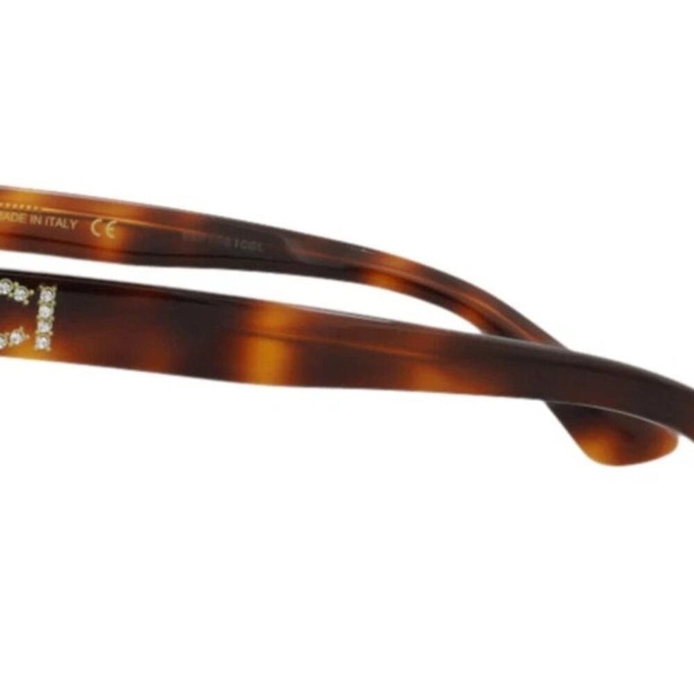 Gucci Havana Cat Eye Frame Acetate Designer Eyeglasses SRP: $550 - Picture 6 of 7